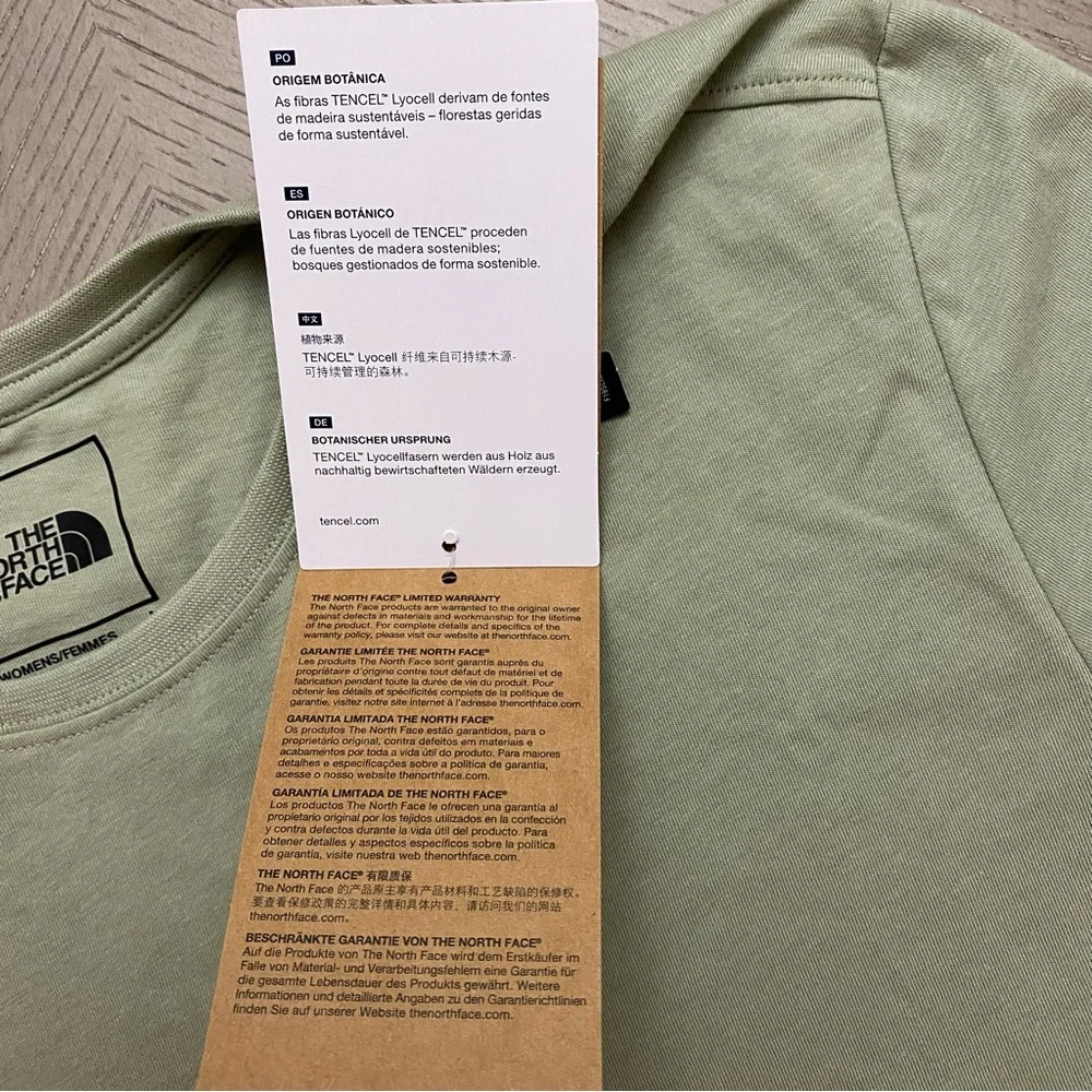 NWT The North Face Women’s Tea Green W Terrain SS Large Short Sleeve Tee - Picture 14 of 16